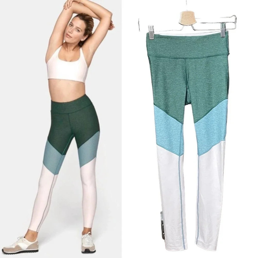 Outdoor Voices Springs 7/8‎ Legging Hunter/Slate/Ballet Compression Size XS